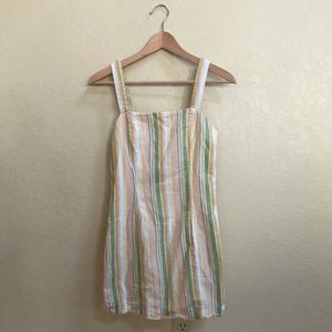 Forever 21 Pastel Striped Mini Dress